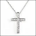 classic diamond solitaire necklace Cubic Zirconia Cz .32 Round Pave Set Cross Pendant classic diamond solitaire necklace Cubic Zirconia Cz .32 Round Pave Set Cross Pendant