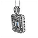 elegant marquise diamond ring Cubic Zirconia Cz Emerald Round Pendant
