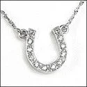 small diamond nose stud Cubic Zirconia Cz Horse Shoe Pendant