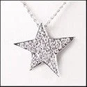 unique blue topaz ring Cubic Zirconia Cz Star Pendant