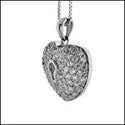 vintage filigree engagement ring Cubic Zirconia Cz Two Tone Heart Shaped Lock Pendant vintage filigree engagement ring Cubic Zirconia Cz Two Tone Heart Shaped Lock Pendant