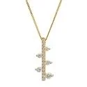 butterfly pendant necklace delicate Cute Pendant 14K Yellow Gold