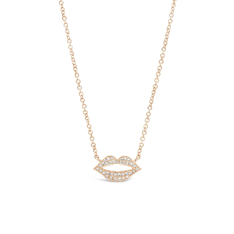 celestial star cluster earrings Diamond Lips Necklace