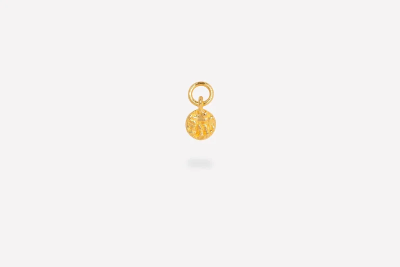 sapphire princess cut ring IX Earth Gold Plated Pendant