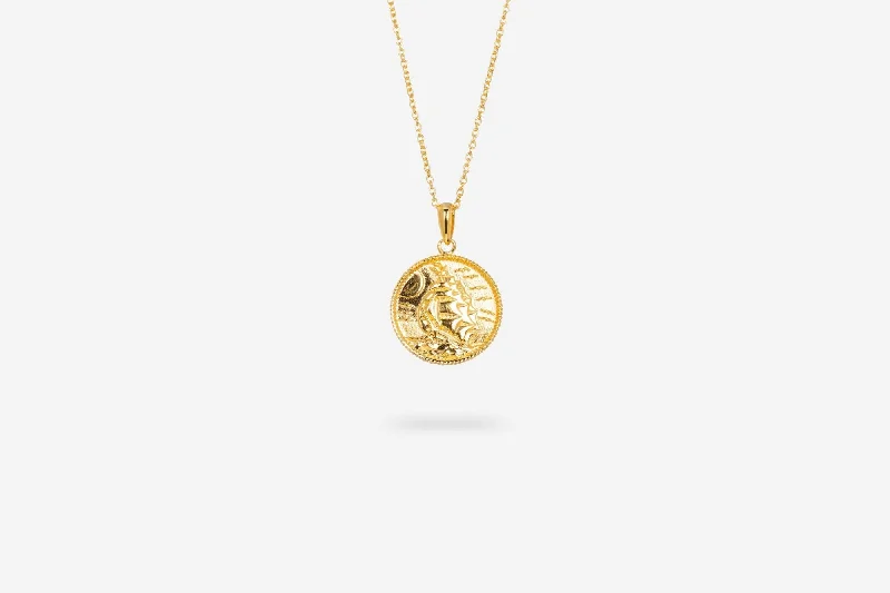 moonstone engagement ring boho IX Treasure hunt Gold Plated Pendant