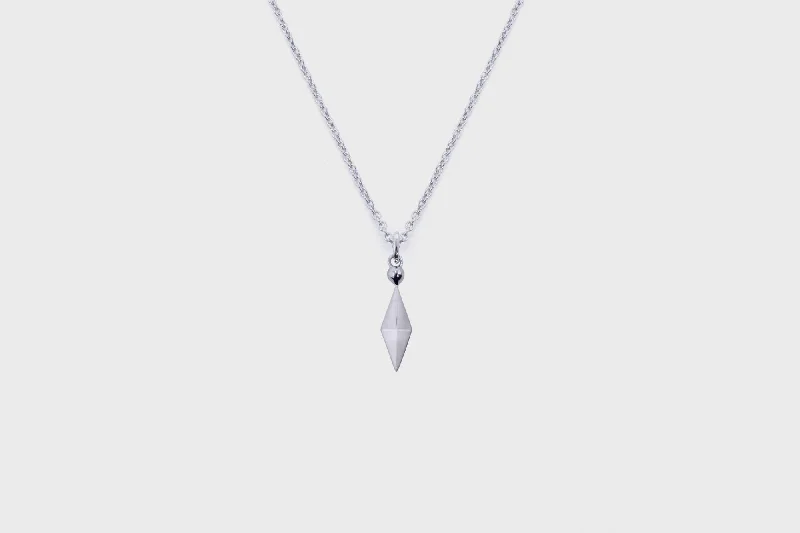 minimalist diamond stud earrings IX Spear Pendant
