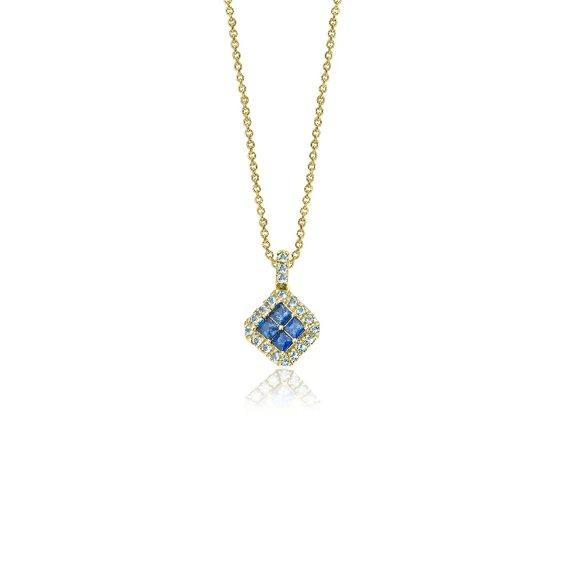handcrafted gemstone ring women Fortuna Azul 18K Gold Necklace w. Aquamarines & Sapphires handcrafted gemstone ring women Fortuna Azul 18K Gold Necklace w. Aquamarines & Sapphires