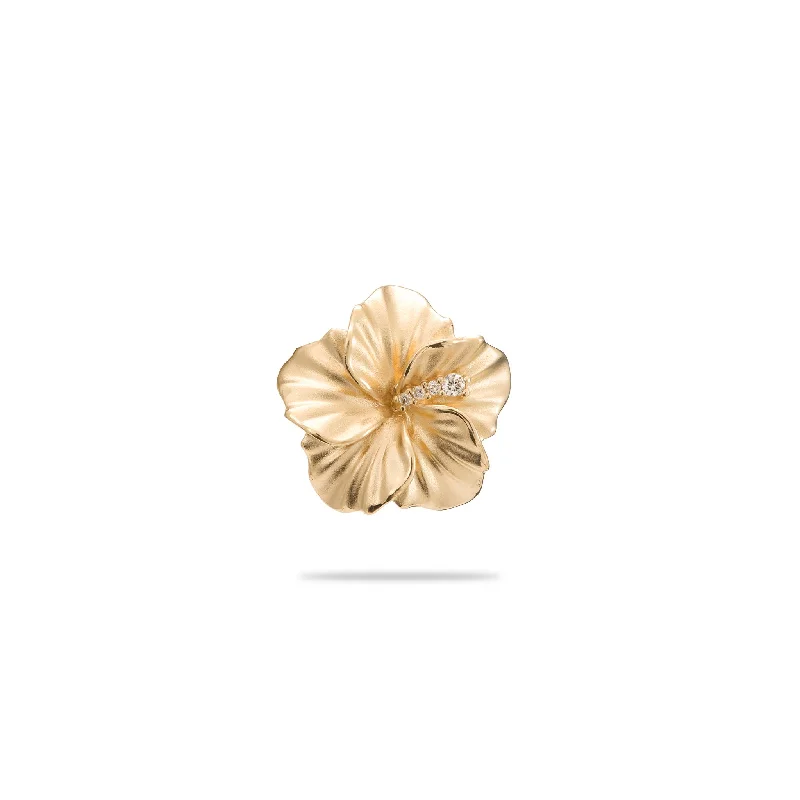 silver moon phase pendant Hawaiian Gardens Hibiscus Pendant in Gold with Diamonds - 15mm silver moon phase pendant Hawaiian Gardens Hibiscus Pendant in Gold with Diamonds - 15mm