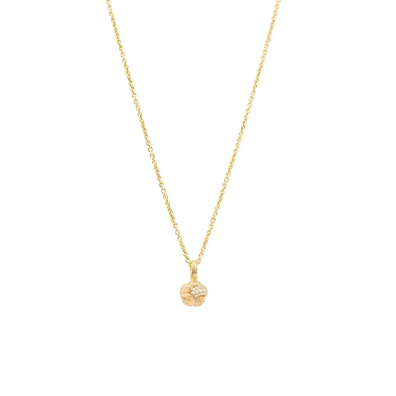 minimal diamond bar necklace Savá 18K Gold Pendant w. 16 Diamonds