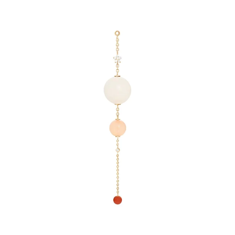 personalized family tree necklace Shooting Stars 18K Gold Earring-pendant w. Diamonds, Moonstone & Coral personalized family tree necklace Shooting Stars 18K Gold Earring-pendant w. Diamonds, Moonstone & Coral