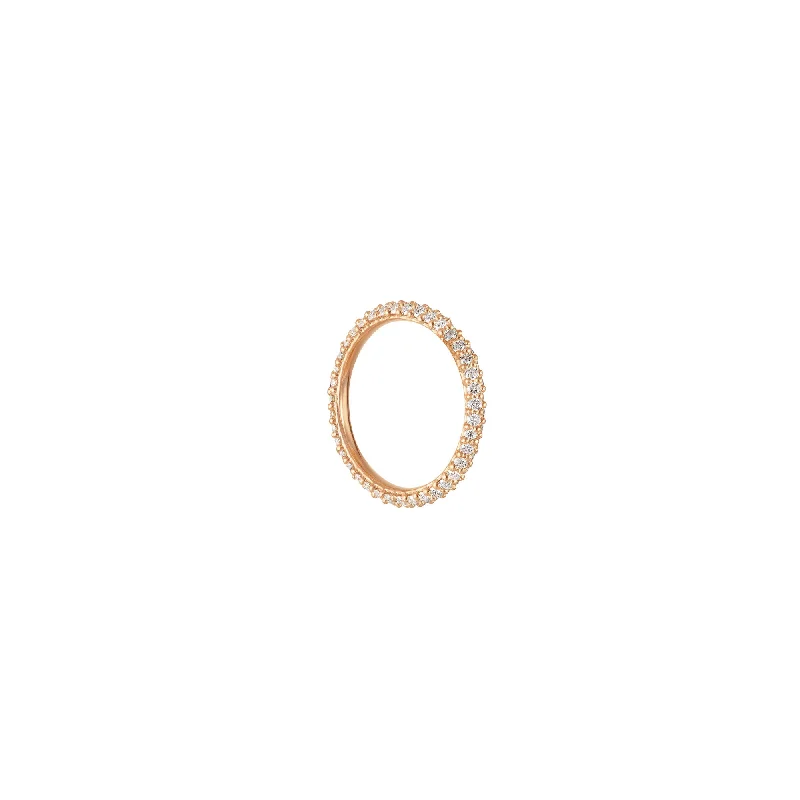 chunky statement cuff bracelet Big Nature 18K Gold Earring-pendant w. Diamonds