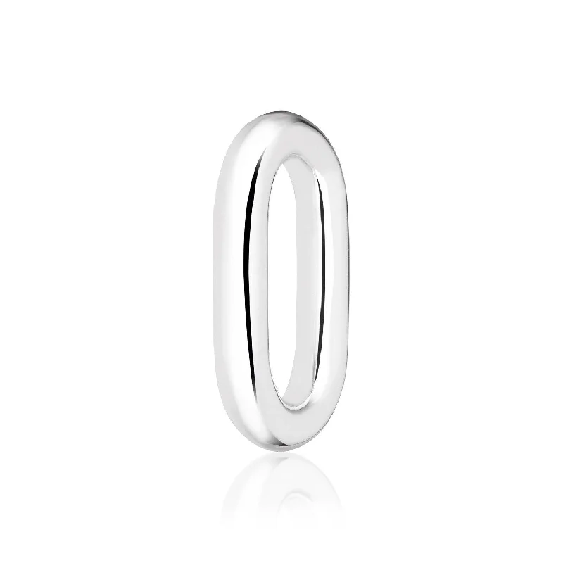 real diamond solitaire ring Link Capri Pianura Silver Earrings