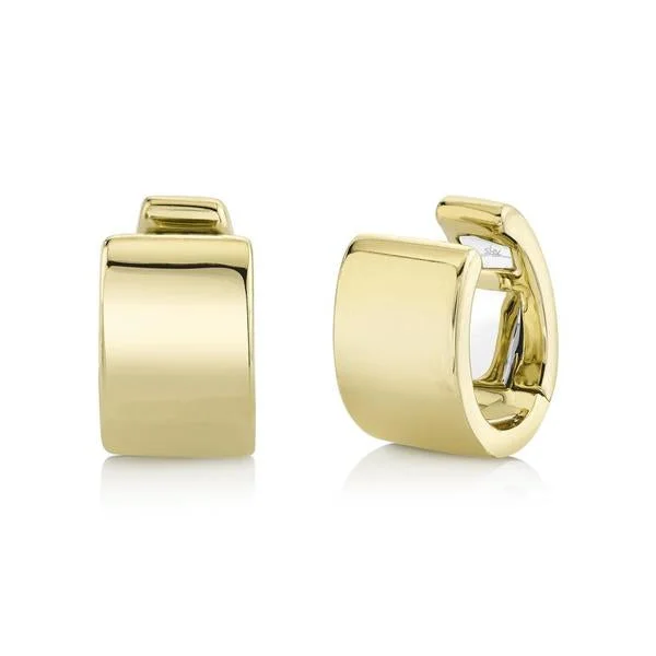 vintage-inspired gold locket 14K Gold Ear Cuff Earring- Single