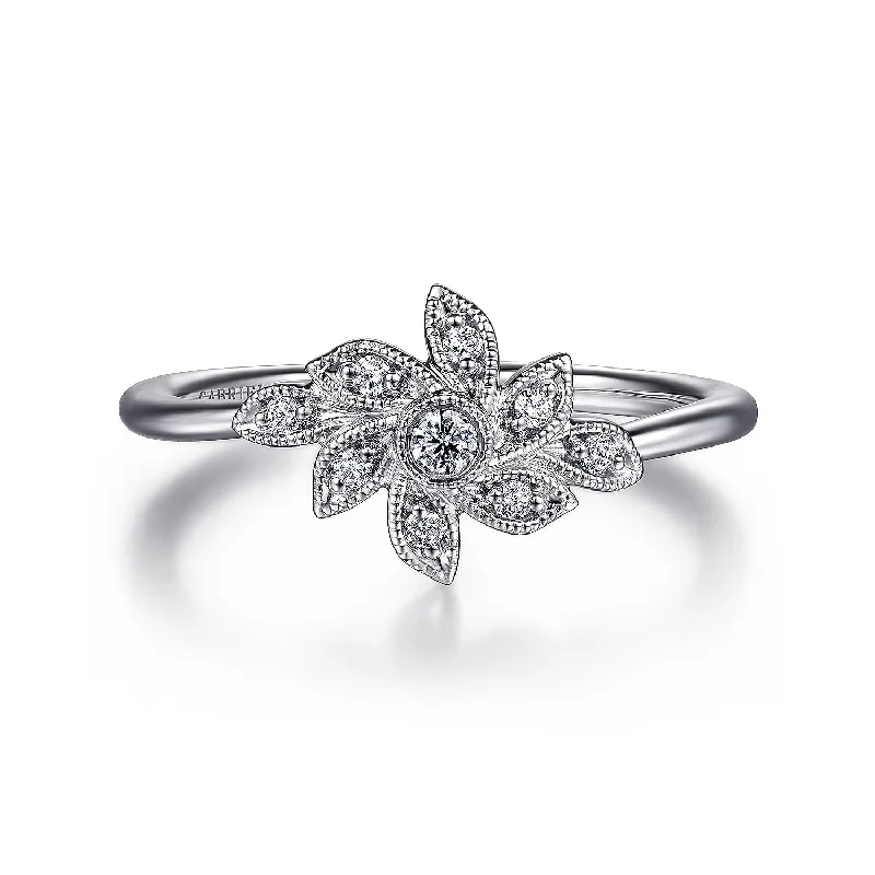 cubic zirconia stud earrings classic 14K White Floral Natural Diamond Ring Size 6.5 cubic zirconia stud earrings classic 14K White Floral Natural Diamond Ring Size 6.5