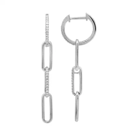 men’s beaded bracelet with charms 14K White Gold Diamond Paperclip Link Dangle Earrings men’s beaded bracelet with charms 14K White Gold Diamond Paperclip Link Dangle Earrings