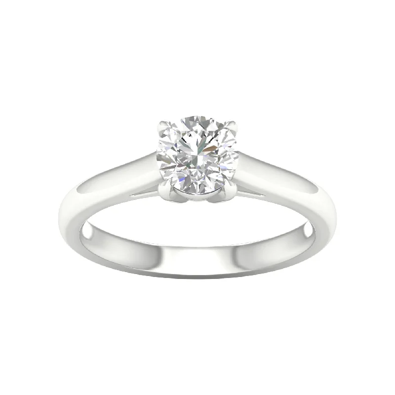 opal cluster ring unique 14K White Round Brilliant Cut Lab Grown Diamond Solitaire Engagement Ring opal cluster ring unique 14K White Round Brilliant Cut Lab Grown Diamond Solitaire Engagement Ring