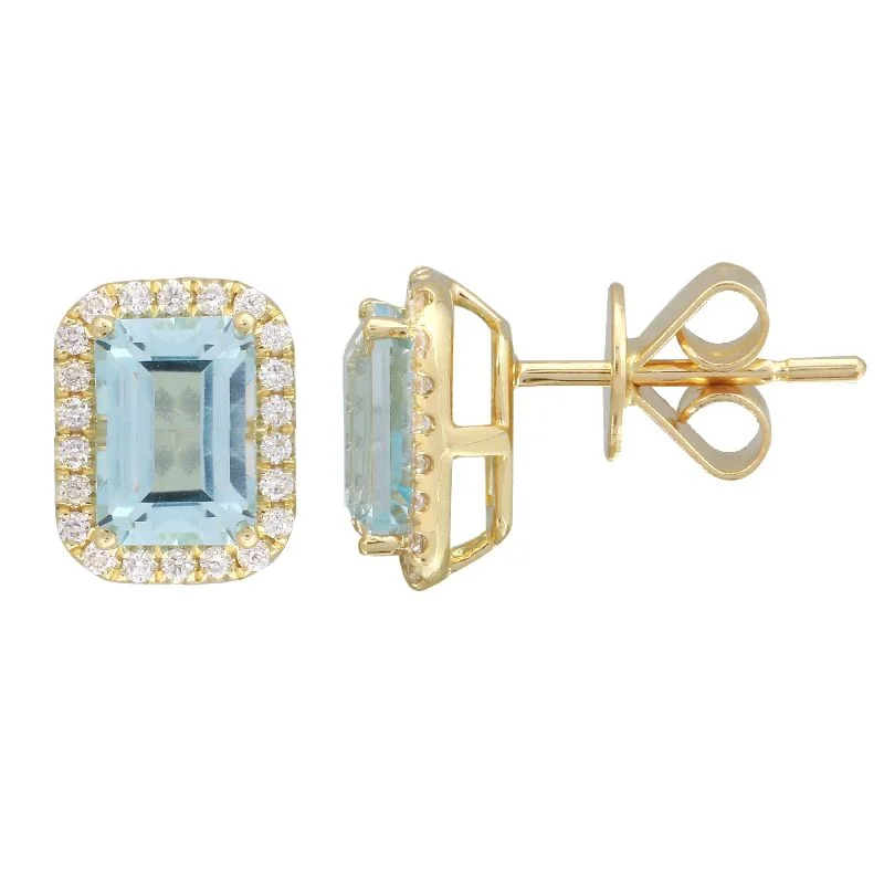 amethyst healing crystal necklace 14k Yellow Blue Topaz Emerald Cut & Diamond Gemstone Earrings amethyst healing crystal necklace 14k Yellow Blue Topaz Emerald Cut & Diamond Gemstone Earrings