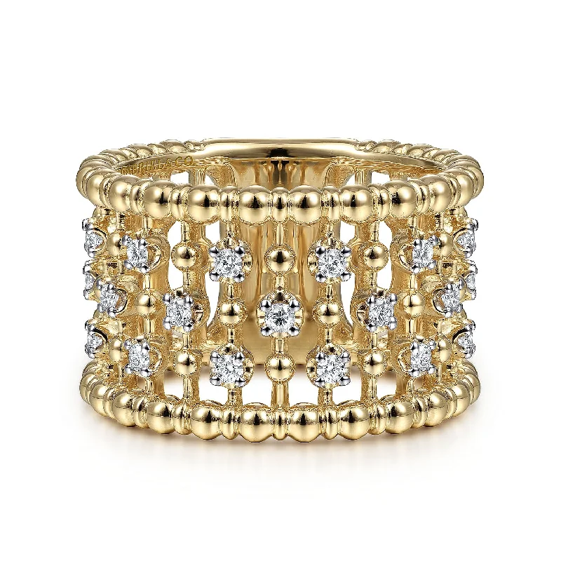 dainty pearl and diamond ring 14K Yellow Contemporary Natural Diamond Ring Size 6.5 dainty pearl and diamond ring 14K Yellow Contemporary Natural Diamond Ring Size 6.5