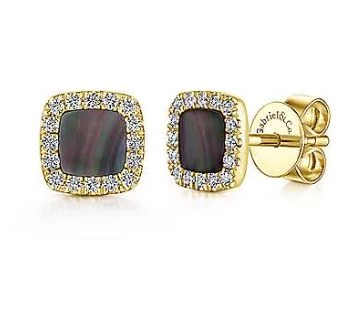 unique blue topaz ring 14K Yellow Gold Diamond + Black Mother of Pearl Square Stud Earrings unique blue topaz ring 14K Yellow Gold Diamond + Black Mother of Pearl Square Stud Earrings