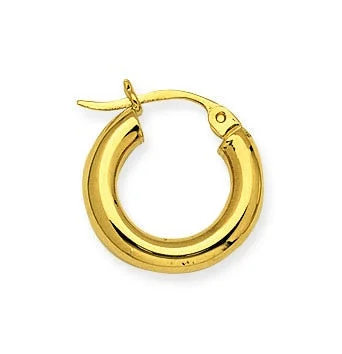 modern baguette diamond ring 14K Yellow Gold Round Tube Polished 3mm Hoop Earrings modern baguette diamond ring 14K Yellow Gold Round Tube Polished 3mm Hoop Earrings