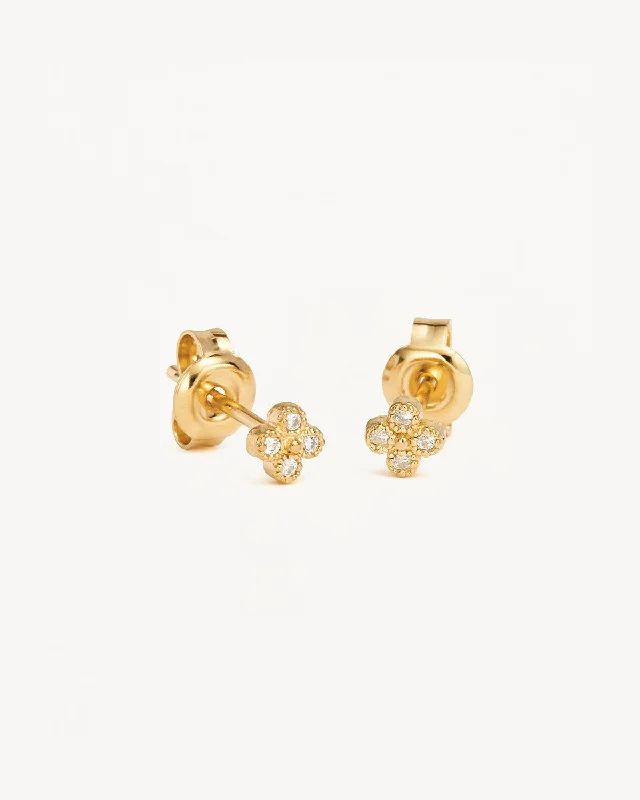 chunky gemstone cuff bracelet 18k Gold Vermeil Luminous Earrings