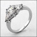 butterfly pendant necklace delicate 3 Stone 2 Round Trillion Prongs Cubic Zirconia Cz Ring