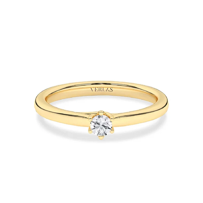 emerald-cut ruby eternity ring 6-Pronged Round Ring