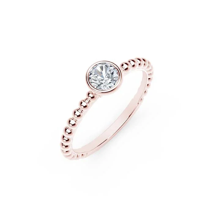 waterproof beach anklet stainless steel Natalie K Bezel Forevermark 18K Rose Gold Diamond Ring waterproof beach anklet stainless steel Natalie K Bezel Forevermark 18K Rose Gold Diamond Ring