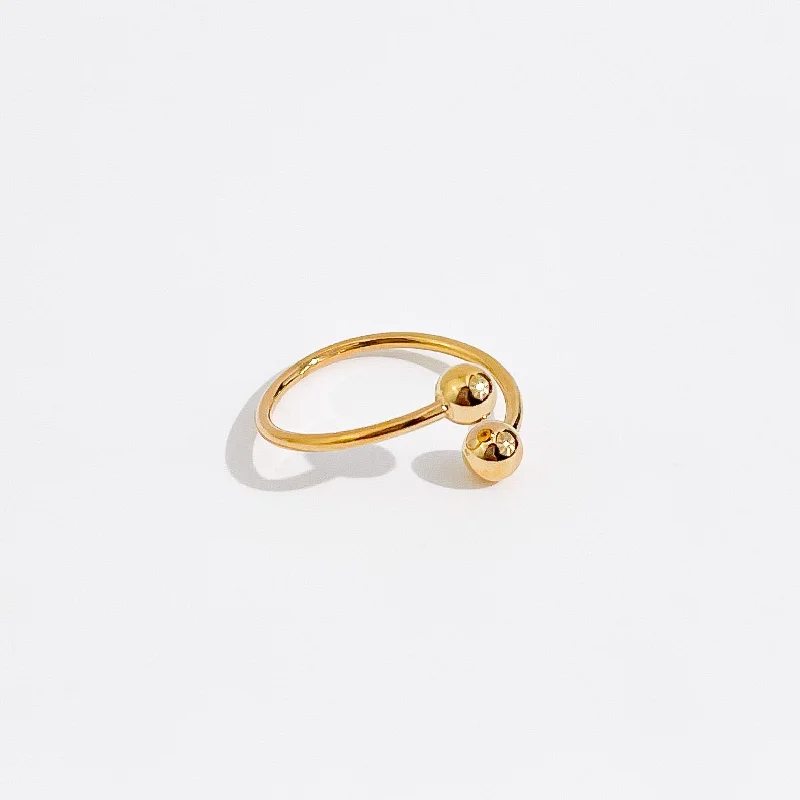 vintage emerald cocktail ring Anna Ring in Gold