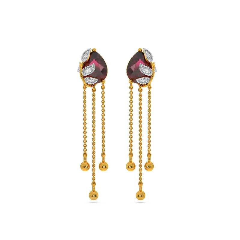 hammered sterling silver band Antara Earring