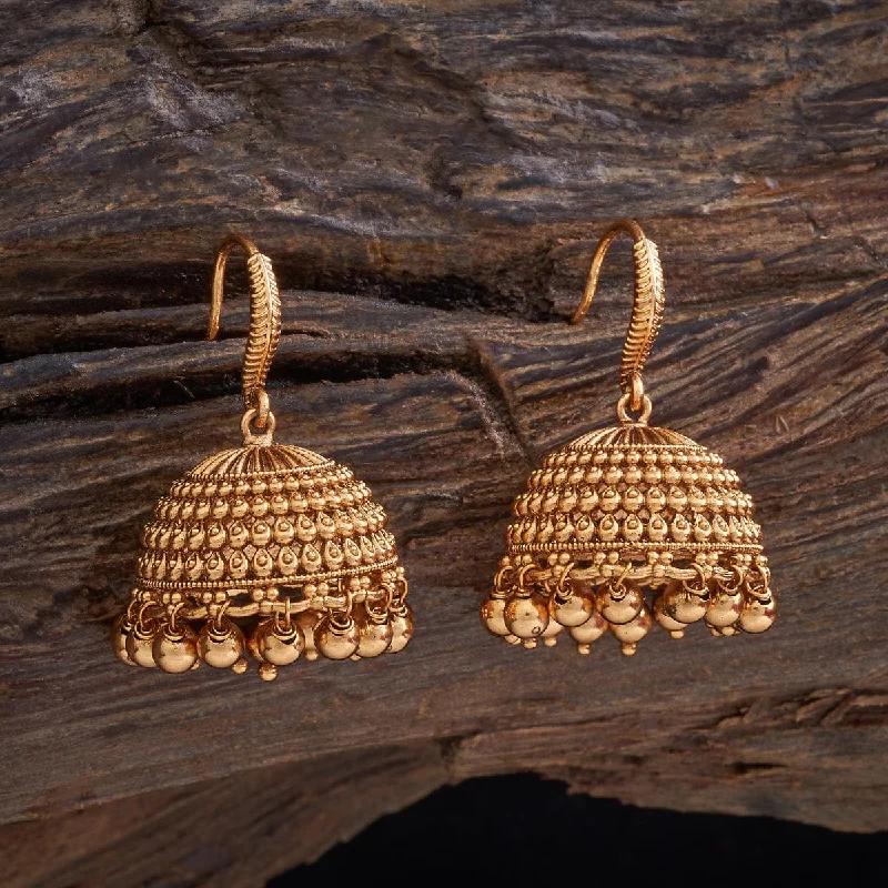 thin gold wire earrings Antique Earring 176283