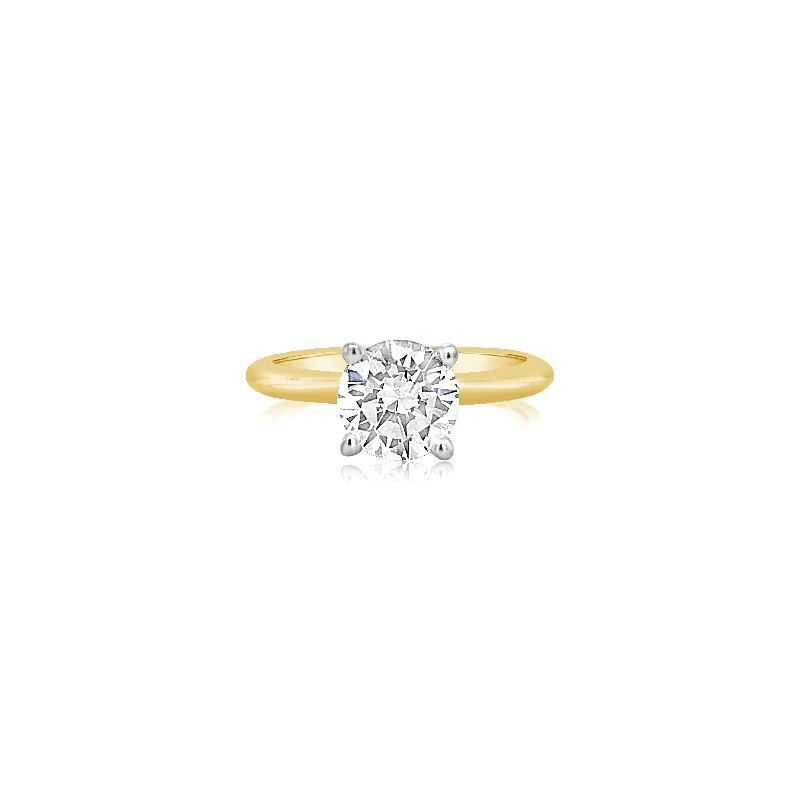 minimalist cuff bracelet adjustable Basket Set Two-Tone Solitaire Diamond Engagement Ring