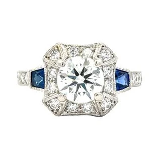 vintage diamond brooch BAY ST. LOUIS