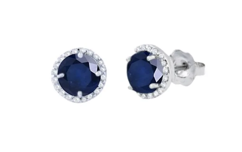 layered pearl choker necklace 14K White Gold Blue Sapphire and Diamond Stud Earrings layered pearl choker necklace 14K White Gold Blue Sapphire and Diamond Stud Earrings