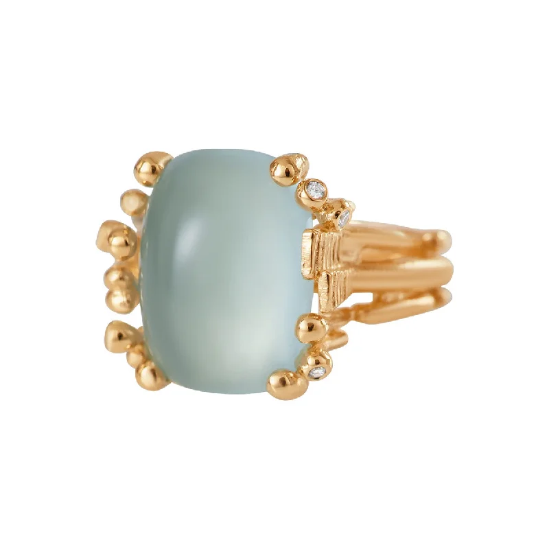 real jade bangle bracelet Boho Ring Medium