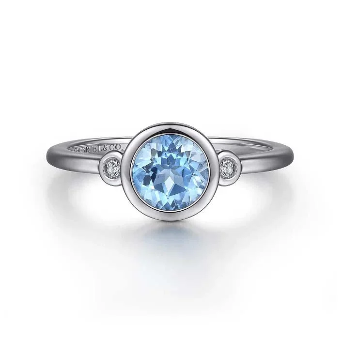 black opal engagement ring Gabriel & Co. Blue Topaz and Diamond Ring in Sterling Silver black opal engagement ring Gabriel & Co. Blue Topaz and Diamond Ring in Sterling Silver