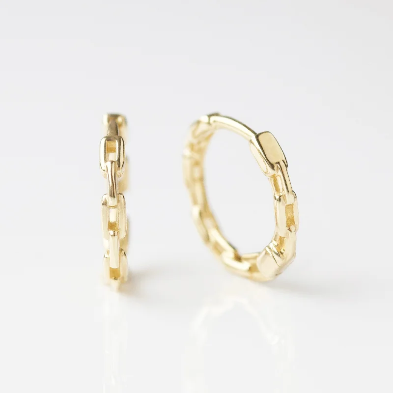 delicate angel wings necklace Chain Hoop Earrings