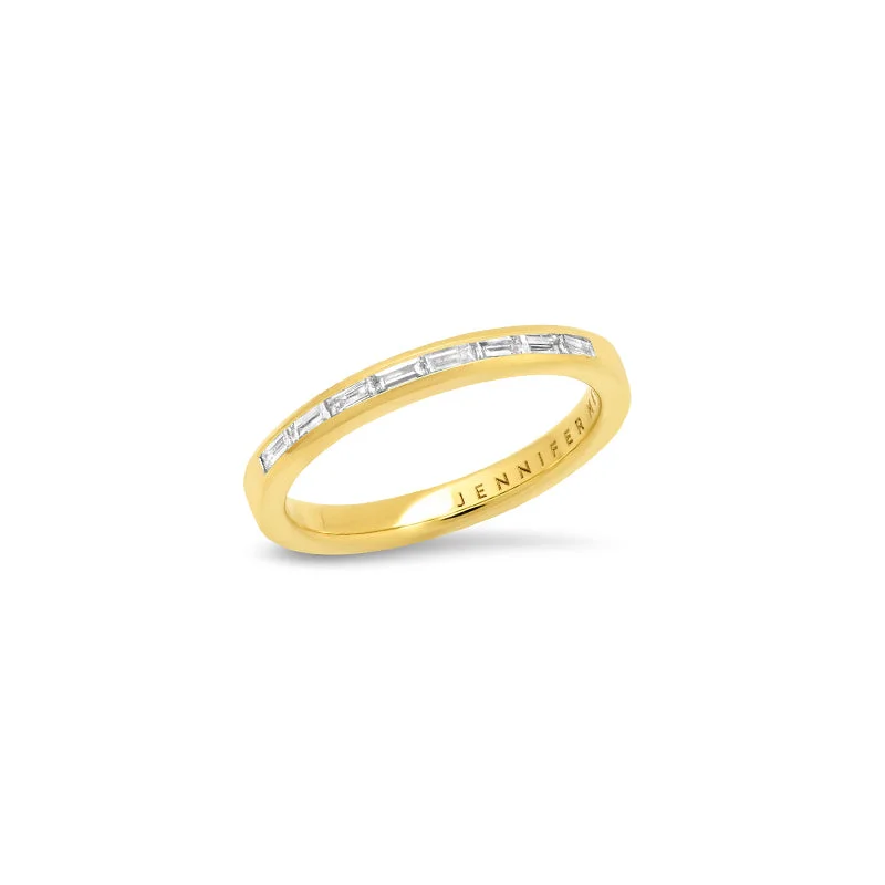 zodiac constellation bracelet silver Channel Set Diamond Baguette Ring