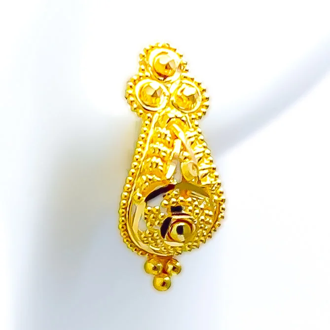 genuine amber pendant necklace Charming Decorative 22k Gold Earrings