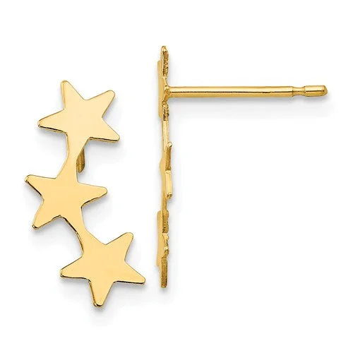 chunky statement cuff bracelet Children's Shooting Star Ear Climbers