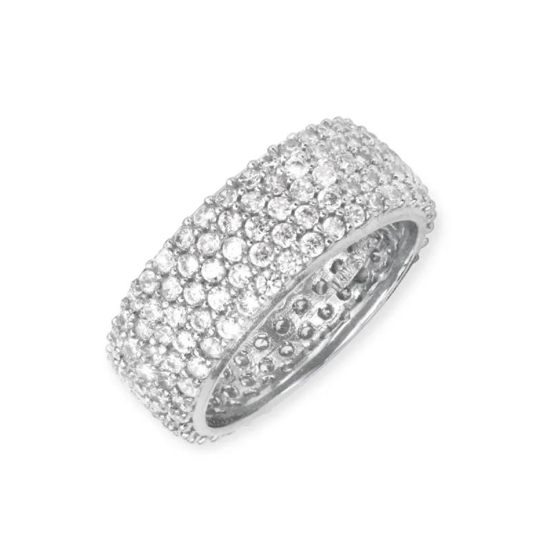 solid gold cartilage hoop Meesh Rhodium Plated Sterling Silver Ring