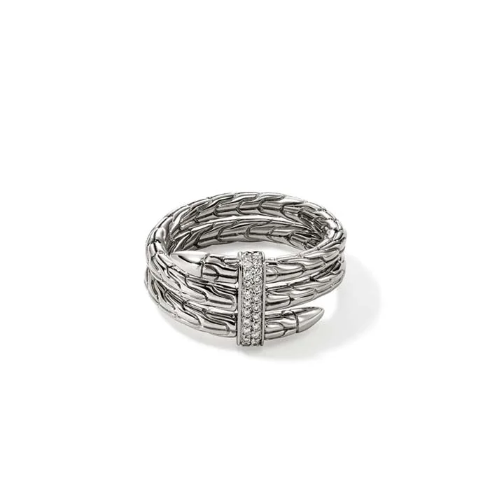 men’s rugged leather bracelet John Hardy Double Wrap Spear Ring with Diamonds in Sterling Silver men’s rugged leather bracelet John Hardy Double Wrap Spear Ring with Diamonds in Sterling Silver