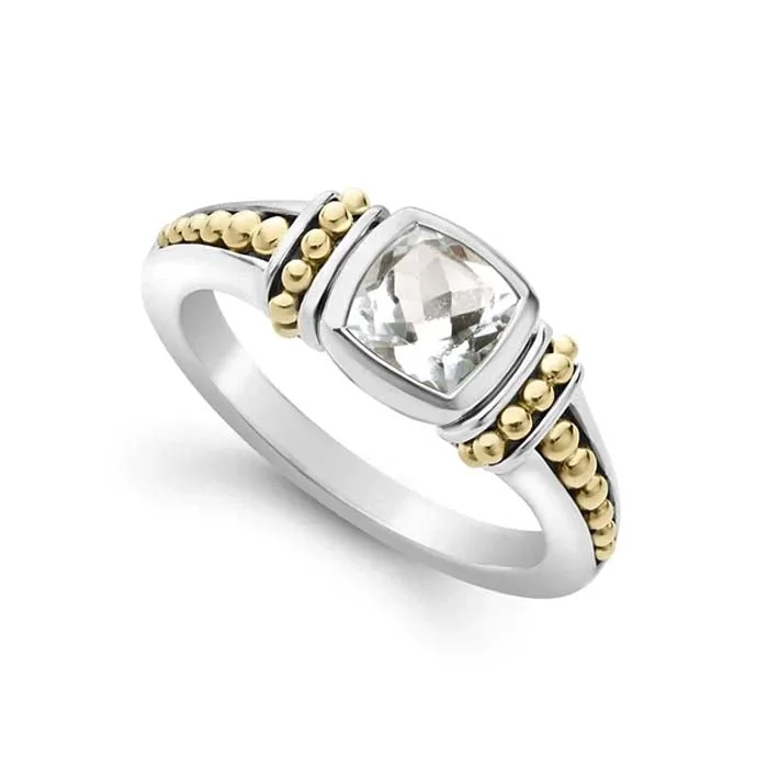 personalized couple’s bracelet engraved LAGOS White Topaz Caviar Color Ring in Sterling Silver and 18K Yellow Gold personalized couple’s bracelet engraved LAGOS White Topaz Caviar Color Ring in Sterling Silver and 18K Yellow Gold