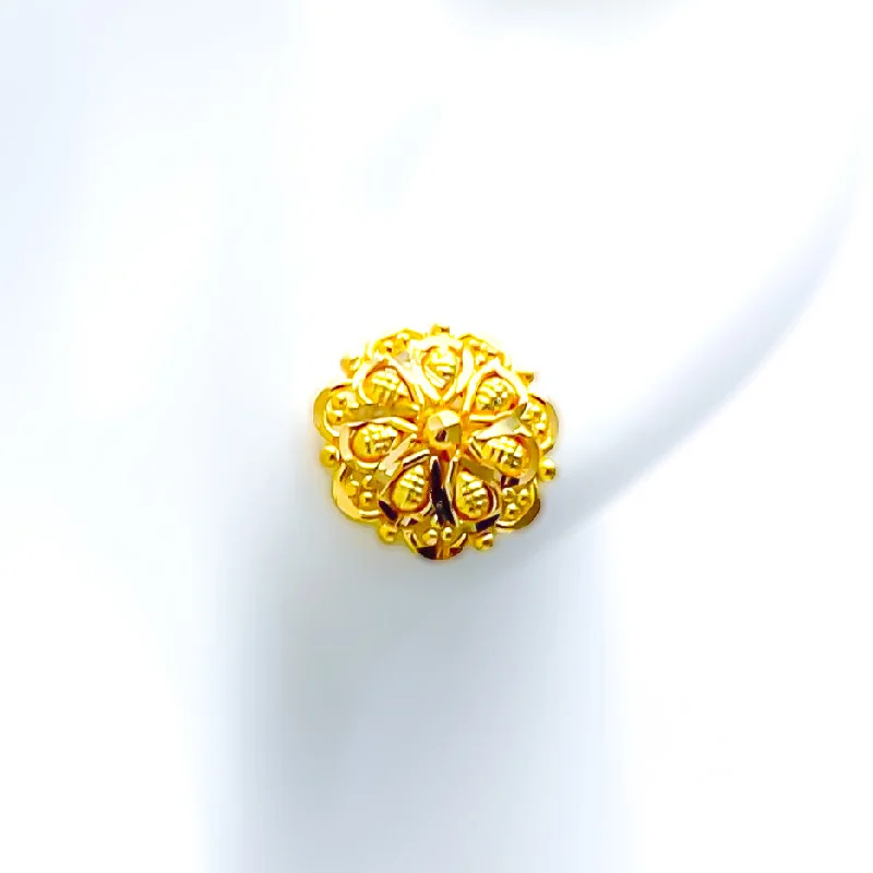 handmade gold nugget ring Dazzling Upscale 22k Gold Baby Tops