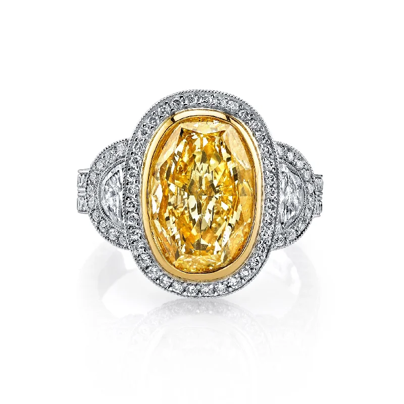 vintage art deco sapphire ring Platinum/18K Yellow & White Oval Natural Diamond Halo Engagement Ring vintage art deco sapphire ring Platinum/18K Yellow & White Oval Natural Diamond Halo Engagement Ring