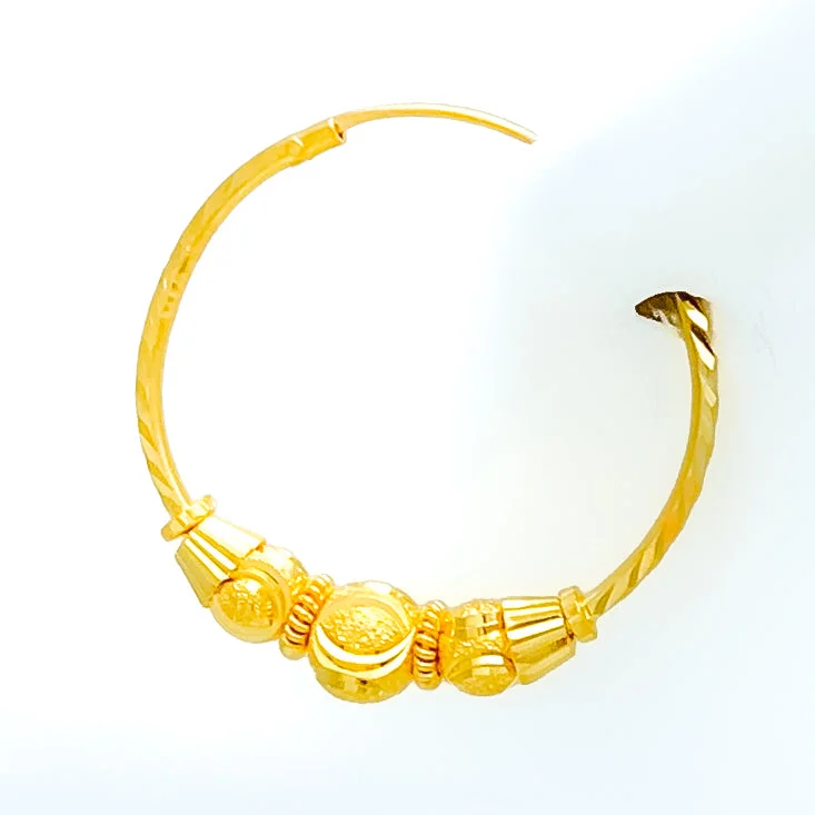 celestial crescent moon bracelet Effortless Everyday 22k Gold Bali