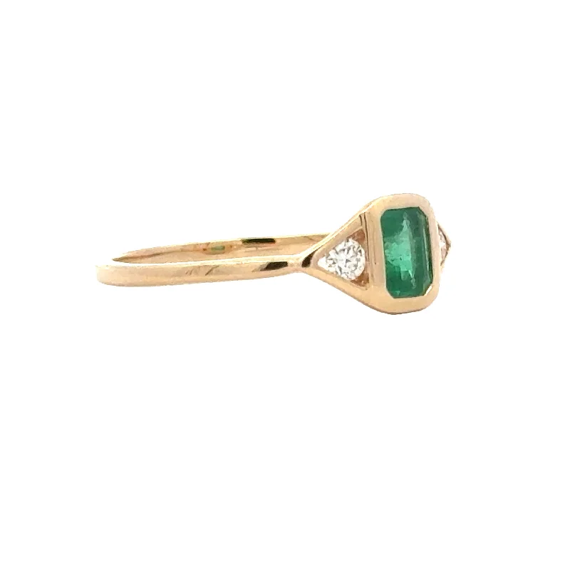 large vintage statement necklace Emerald and diamond ring