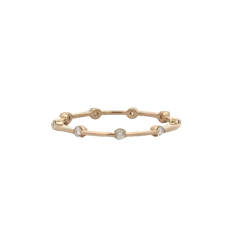 vintage citrine ring Eternity Band