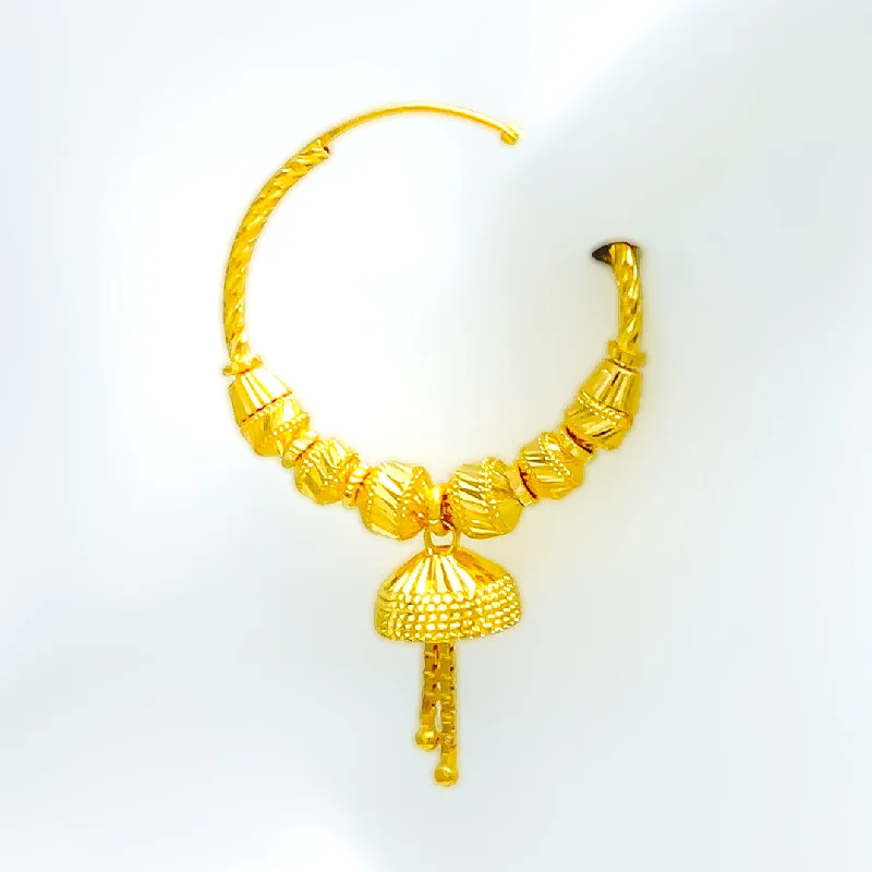 celestial lunar eclipse pendant Exquisite Refined 22k Gold Hoops