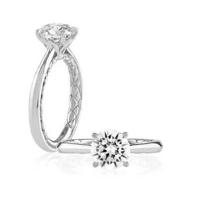 celestial sun and moon pendant A. Jaffe Cathedral Solitaire Engagement Ring Mounting in 14K White Gold celestial sun and moon pendant A. Jaffe Cathedral Solitaire Engagement Ring Mounting in 14K White Gold